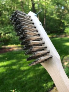 Chef Felton 704 grill brush series has thick. long, stainless steel wires. (Sheri Jacobs photos)