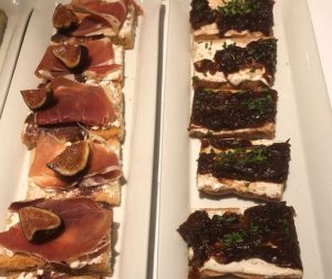 Signature Crostini at Fig and Olive, chicago. (J Jacobs photo)