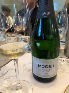 The Moer 51,151 Brut NV was among the Trentococ sparkling wines I liked at a tasting. (J Jacobs photo)