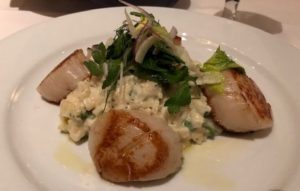 Scallops and risotto at Ocean Prime. (J Jacobs photo)