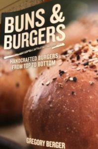 Buns & Burgers cookbook by Gregory Berger. (Photo of cookbook by J Jacobs)