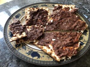 Matzo as a chocolate bark treat ( J Jacobs photo)