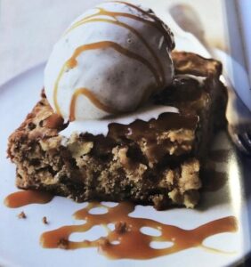 Ina Garten's Apple spice Cake (Photo taken of cookbook page J Jacobs)