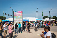 Taste of chicago is bitge-sized in 2022. (Photo courtesy of City of Chicago and DCASE)